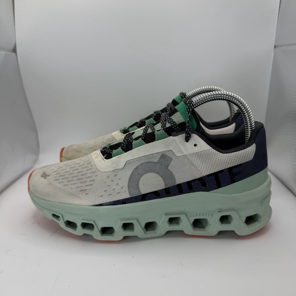 On Cloudmonster Undyed White Creek Womens Sz 7.5 Athletic Running Shoes Sneakers
